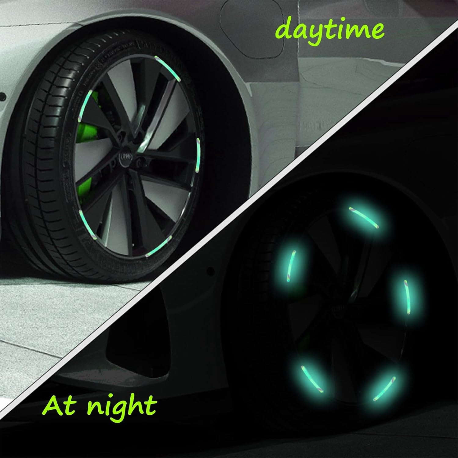 Multicolored Car Wheel Stickers Multicolored Car Wheel Stickers